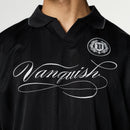 VANQUISH BLACK OVERSIZED BOXY FOOTBALL JERSEY 3枚目の画像