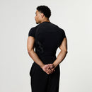 TRIBAL COMPRESSION BLACK SHORT SLEEVE T SHIRT 2枚目の画像