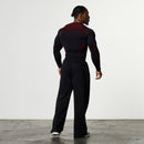TRIBAL COMPRESSION BLACK AND RED LONG SLEEVE T SHIRT 6枚目の画像