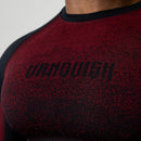 TRIBAL COMPRESSION BLACK AND RED LONG SLEEVE T SHIRT 3枚目の画像