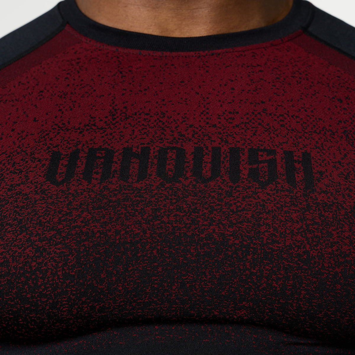 TRIBAL COMPRESSION BLACK AND RED SHORT SLEEVE T SHIRT 5枚目の画像