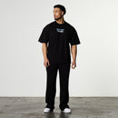 YU-GI-OH! BLUE EYES WHITE DRAGON BLACK OVERSIZED T SHIRT 5枚目の画像