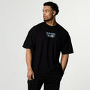 YU-GI-OH! BLUE EYES WHITE DRAGON BLACK OVERSIZED T SHIRT 3枚目の画像