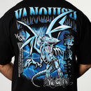 YU-GI-OH! BLUE EYES WHITE DRAGON BLACK OVERSIZED T SHIRT 1枚目の画像
