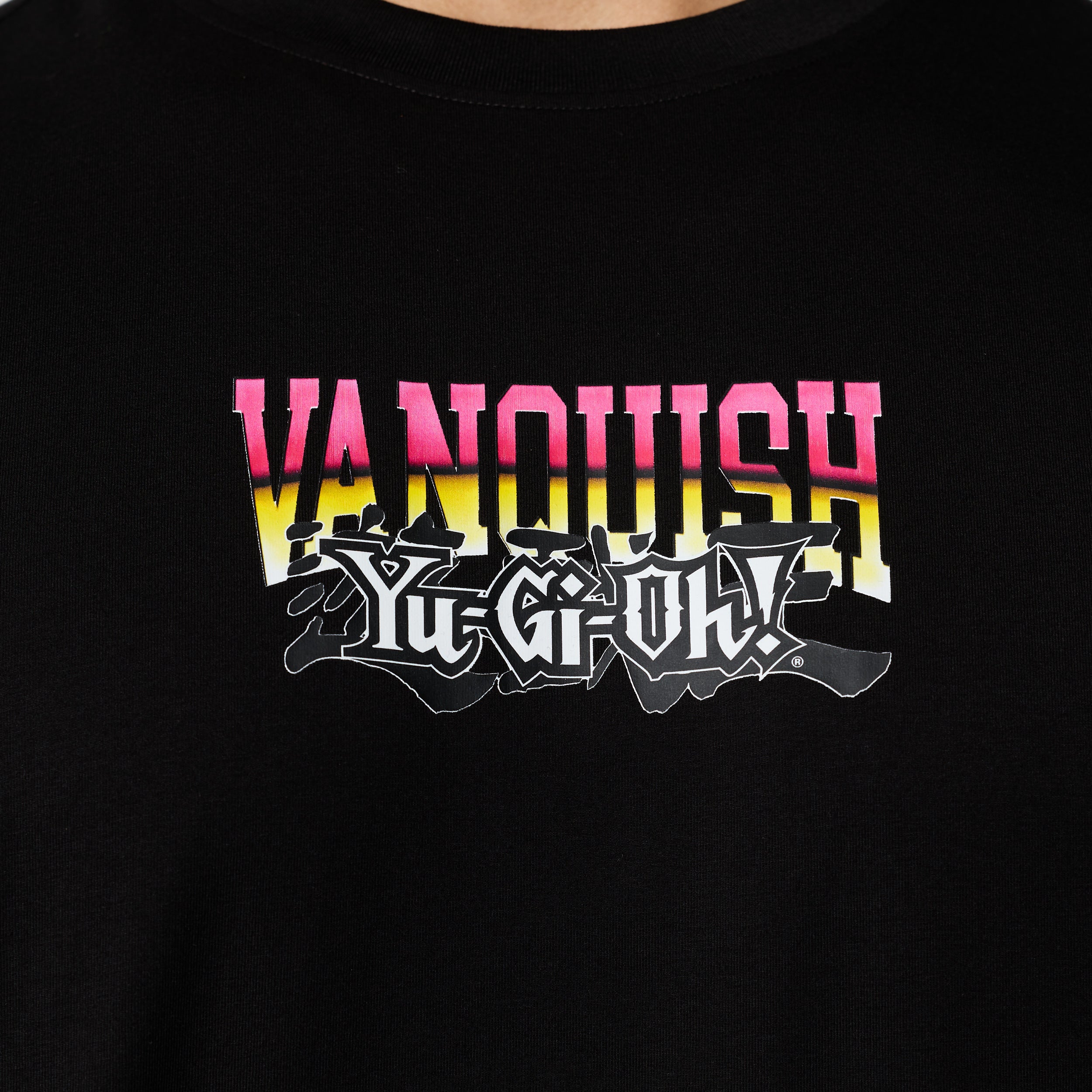 Mのみ】VANQUISH FITNESS 遊戯王モデル 遊戯ブラック オーバーサイズT