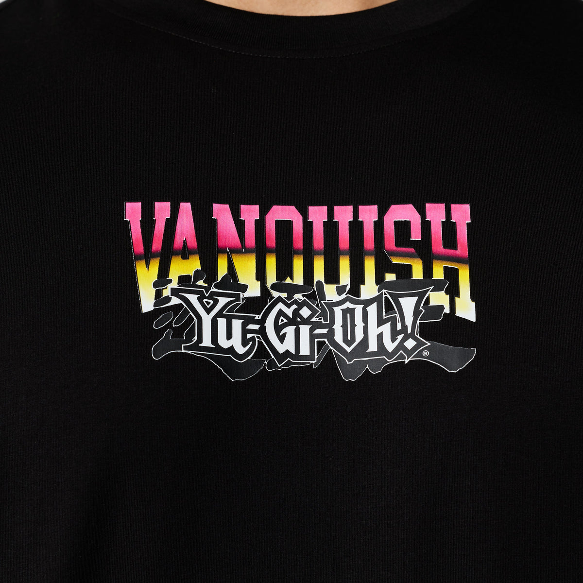 VANQUISH FITNESS 遊戯王モデル 遊戯ブラック オーバーサイズTシャツ