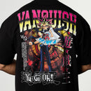 YU-GI-OH! YUGI BLACK OVERSIZED T SHIRT 1枚目の画像