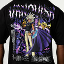 YU-GI-OH! MARIK BLACK OVERSIZED T SHIRT 1枚目の画像