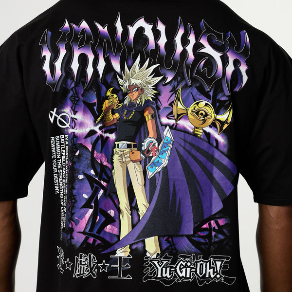 VANQUISH FITNESS 遊戯王モデル マリク ブラック オーバーサイズTシャツ