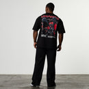 YU-GI-OH! RED EYES BLACK DRAGON BLACK OVERSIZED T SHIRT 6枚目の画像