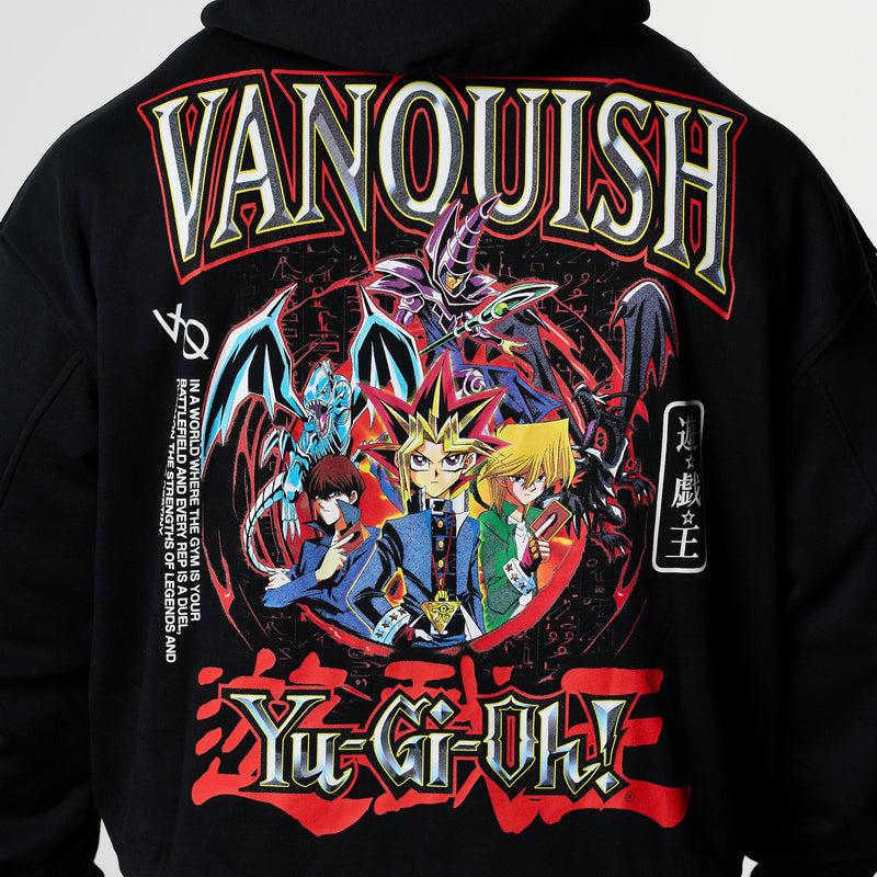 気分屋 遊戯王【オーダー品】 VANQUISH FITNESS 遊戯王モデル コラージュ オーバーサイズ パーカー