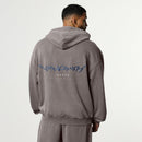 GRAFFITI WASHED MUSHROOM ZIP HOODIE 1枚目の画像