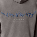 GRAFFITI WASHED MUSHROOM ZIP HOODIE 3枚目の画像