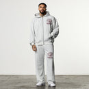 HERITAGE AND STRENGTH GREY OVERSIZED ZIP HOODIE 5枚目の画像