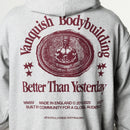 HERITAGE AND STRENGTH GREY OVERSIZED ZIP HOODIE 2枚目の画像