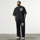 HERITAGE AND STRENGTH BLACK BOXY OVERSIZED T SHIRT 4枚目の画像