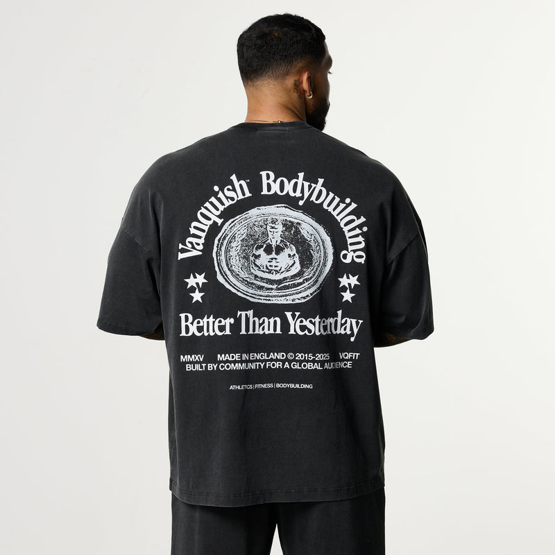VANQUISH FITNESS Heritageモデル ブラック ボクシー オーバーサイズT