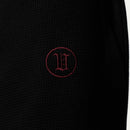 WAFFLE BLACK STRAIGHT LEG SWEATPANTS 3枚目の画像