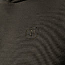 WAFFLE DARK KHAKI OVERSIZED HOODIE 3枚目の画像