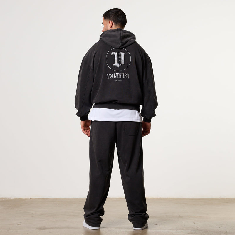 Vanquish Legacy Black Washed Oversized Pullover Hoodie 4枚目の画像