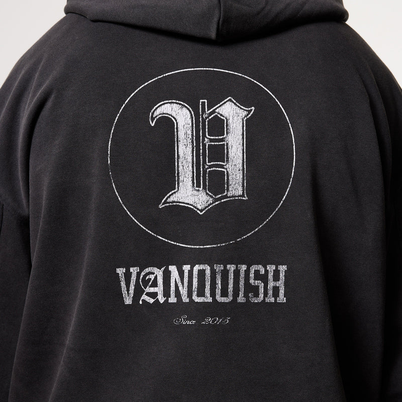 Vanquish Legacy Black Washed Oversized Pullover Hoodie 5枚目の画像