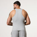 Vanquish Essential V2 Grey Melange Ribbed Tank 5枚目の画像