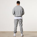 Vanquish Essential V2 Grey Melange Oversized Boxy Sweatshirt 5枚目の画像