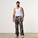 CAMO BLACK  STRAIGHT LEG SWEATPANTS 4枚目の画像