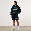 Vanquish Grunge Washed Black Oversized Pullover Hoodie 4枚目の画像