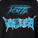 Vanquish Grunge Washed Black Oversized Pullover Hoodie 7枚目の画像