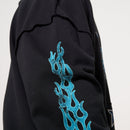 Vanquish Grunge Washed Black Oversized Pullover Hoodie 6枚目の画像