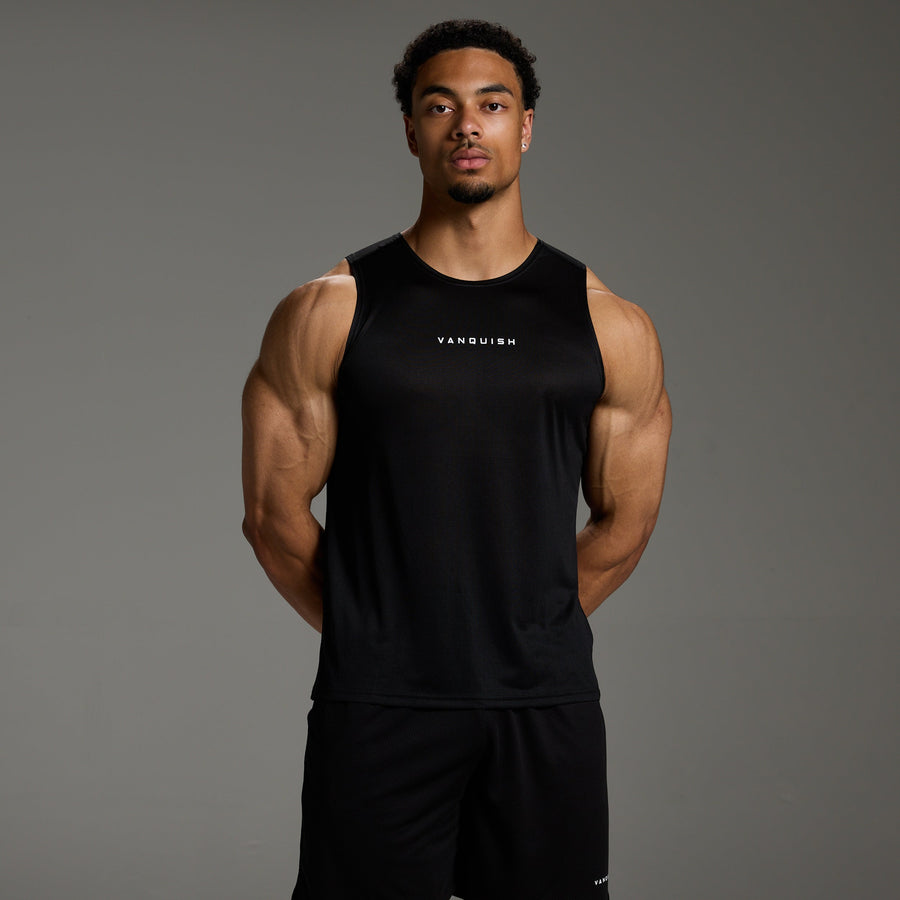 ORIGIN BLACK SLIM FIT PERFORMANCE TANK 1枚目の画像