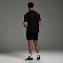SLUB MINIMAL BLACK OVERSIZED T SHIRT 5枚目の画像