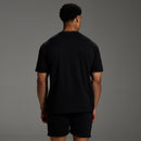 SLUB MINIMAL BLACK OVERSIZED T SHIRT 2枚目の画像