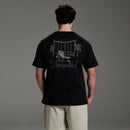 SLUB GYM BLACK OVERSIZED T SHIRT 1枚目の画像