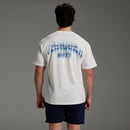 SLUB SANDSTORM ECRU OVERSIZED T SHIRT 1枚目の画像