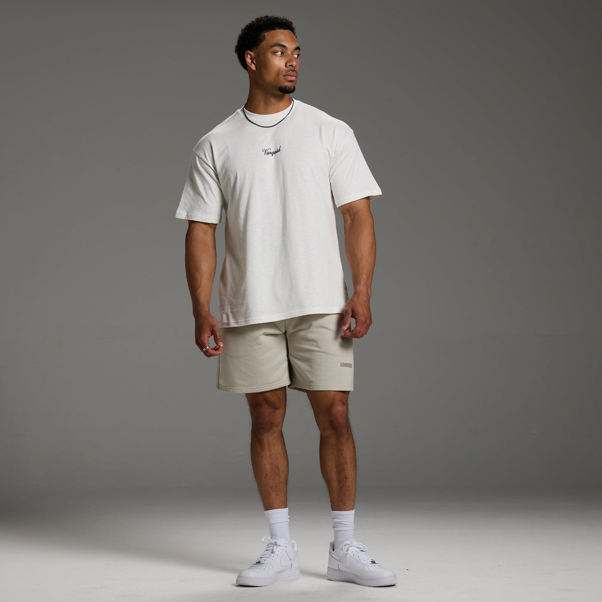 SLUB GYM ECRU OVERSIZED T SHIRT 5枚目の画像