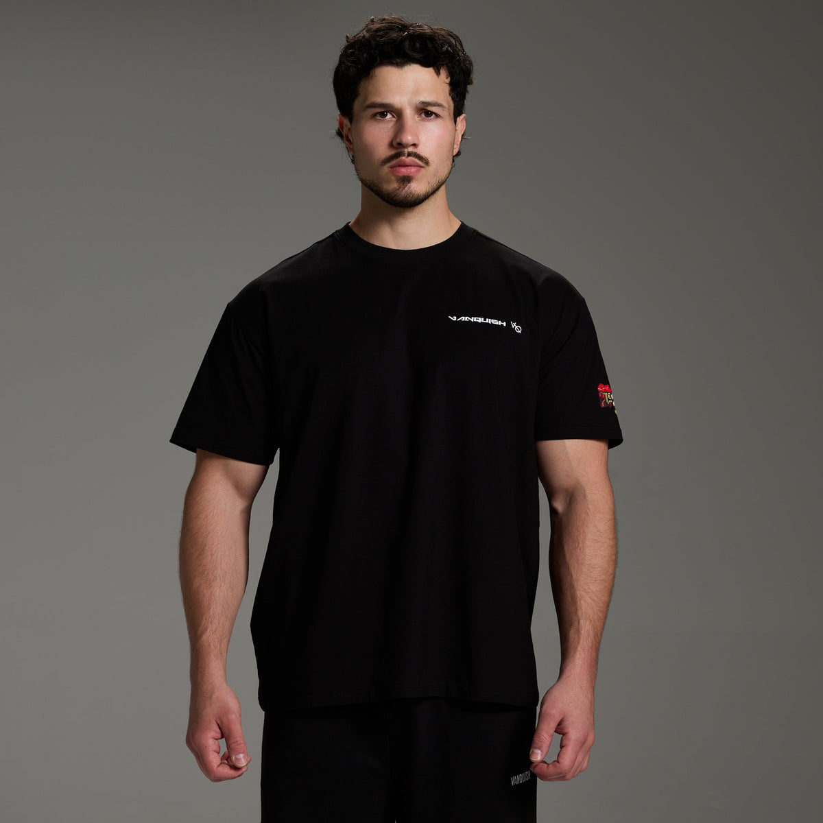 TEKKEN EDDY GORDO BLACK OVERSIZED T SHIRT 2枚目の画像