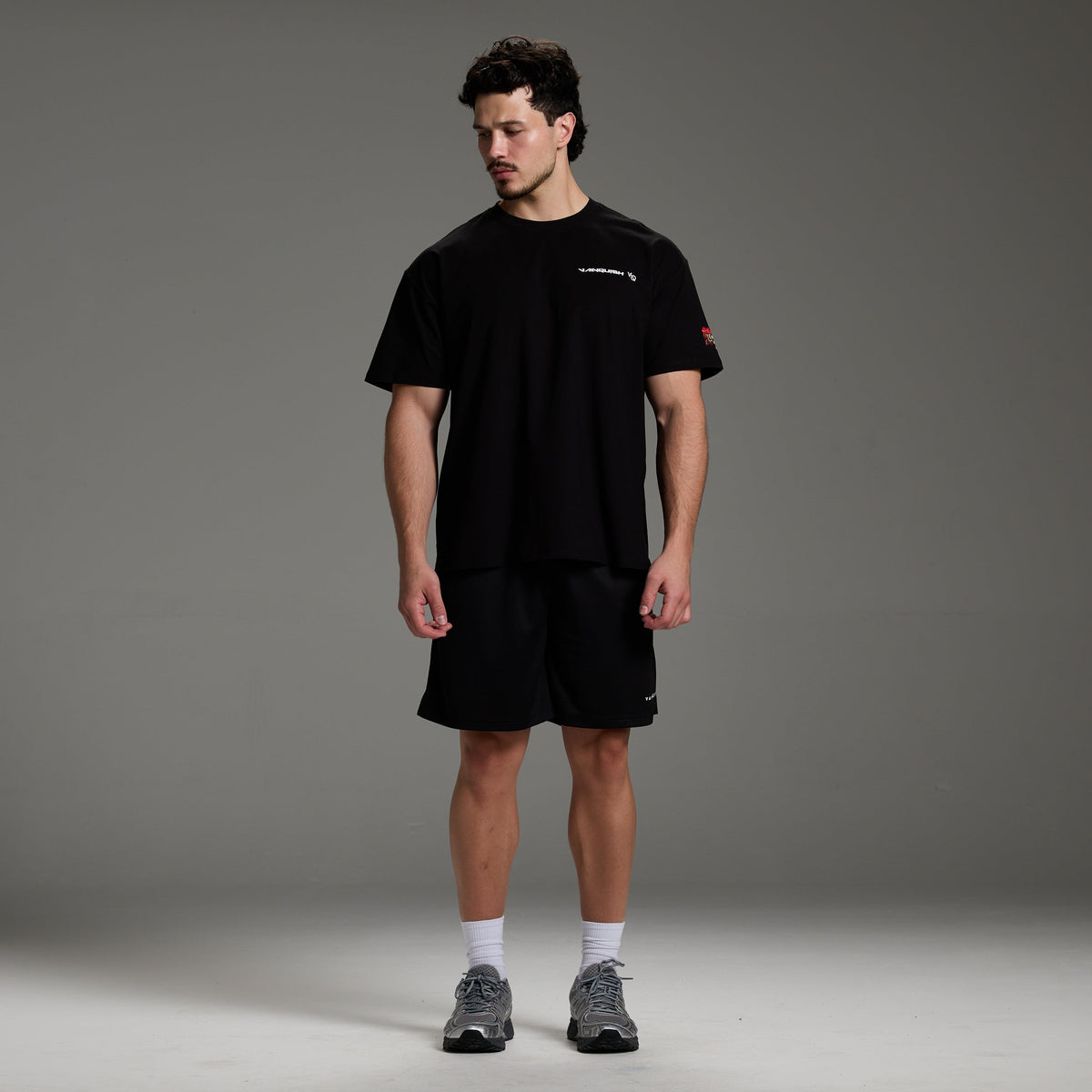 TEKKEN BLUR COLLAGE BLACK OVERSIZED T SHIRT 5枚目の画像