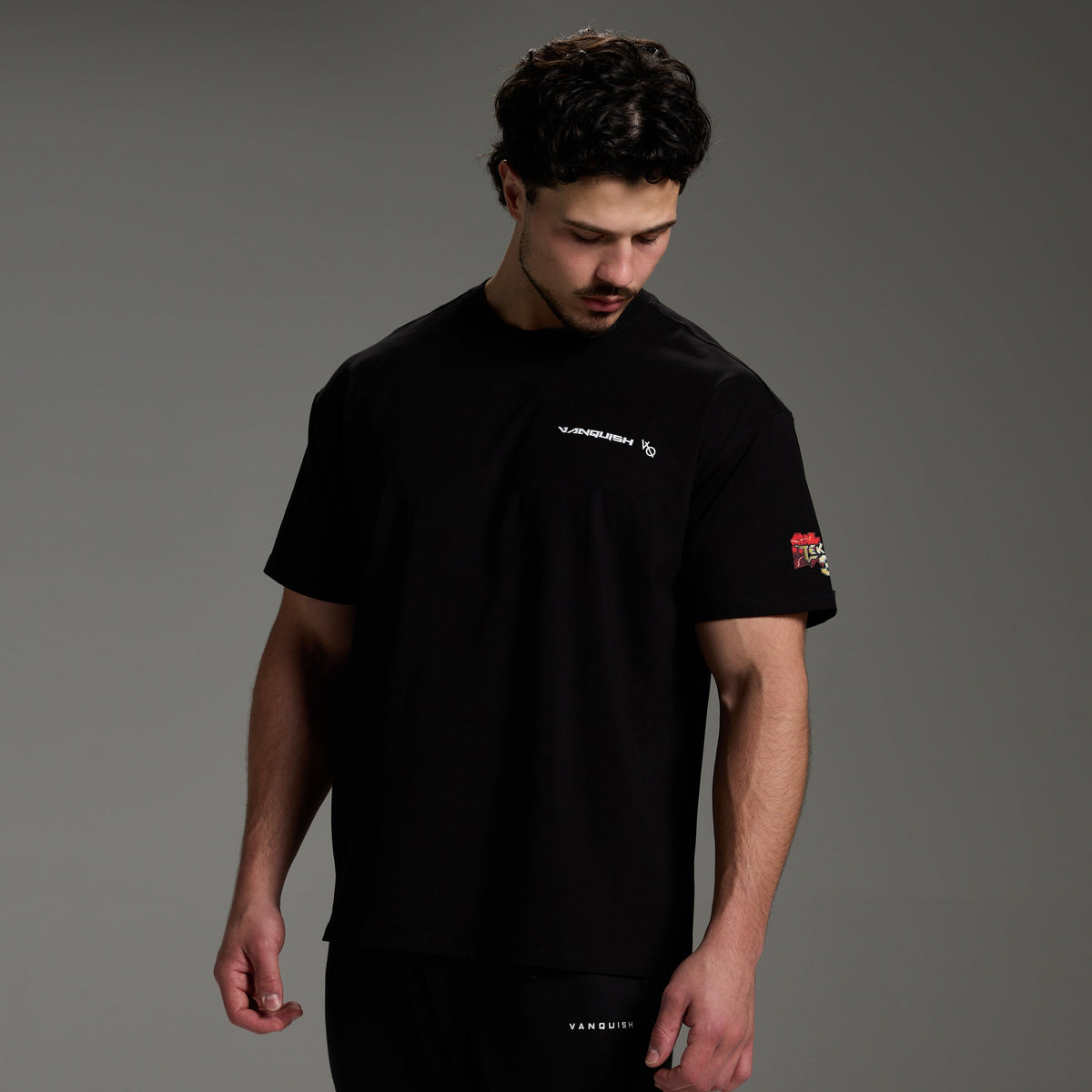 TEKKEN YOSHIMITSU BLACK OVERSIZED T SHIRT 2枚目の画像