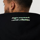 ACID BLACK OVERSIZED HOODIE 3枚目の画像