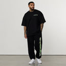 ACID BLACK OVERSIZED SWEATPANTS 4枚目の画像