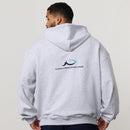 ACONITE GREY OVERSIZED FULL ZIP HOODIE 1枚目の画像