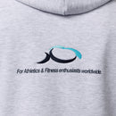 ACONITE GREY OVERSIZED FULL ZIP HOODIE 4枚目の画像