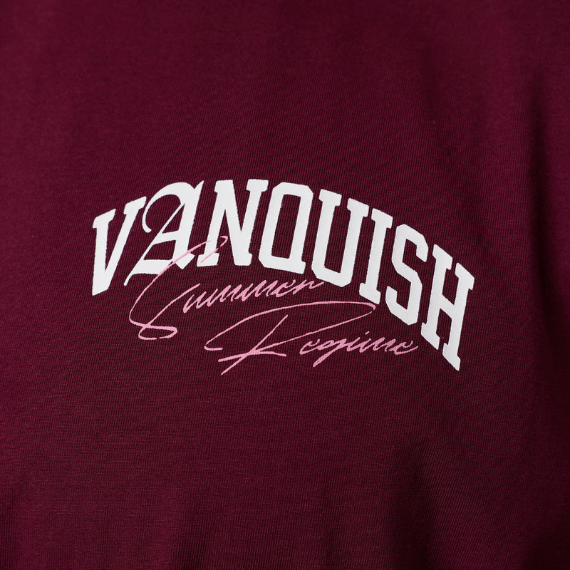 REGIME OXBLOOD OVERSIZED BOXY T SHIRT 3枚目の画像