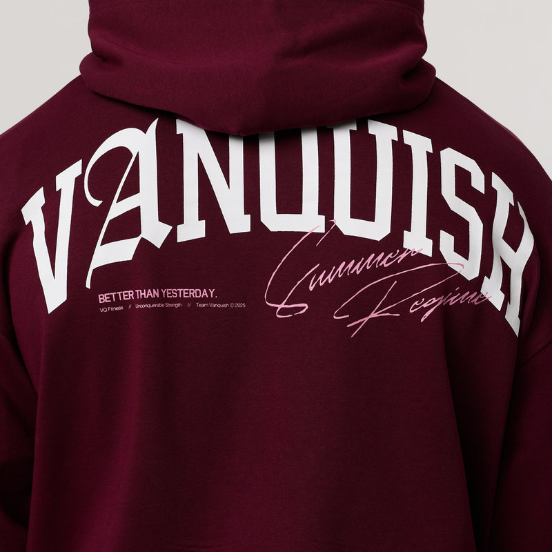 REGIME OXBLOOD OVERSIZED HOODIE 4枚目の画像