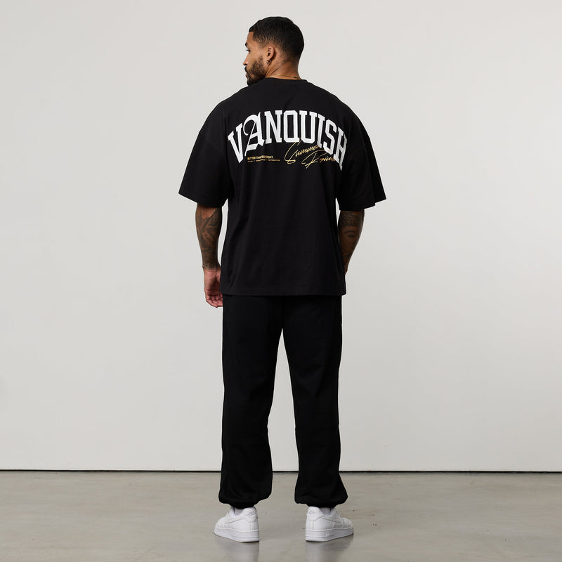 REGIME BLACK OVERSIZED BOXY T SHIRT 6枚目の画像