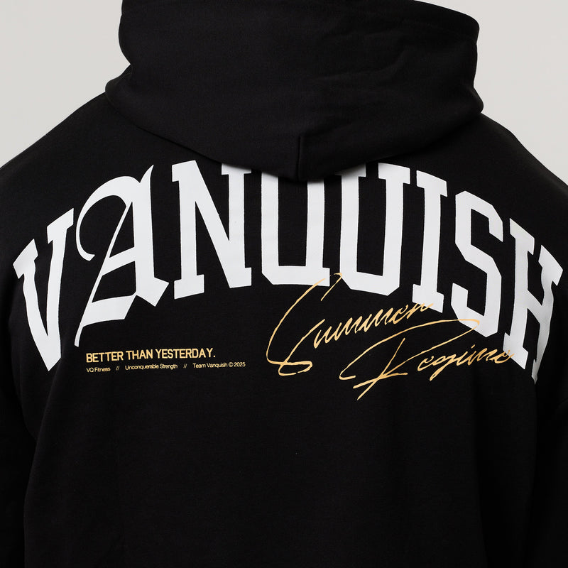 REGIME BLACK OVERSIZED HOODIE 4枚目の画像