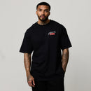 REVOLVE LIQUID METAL BLACK BOXY OVERSIZED T SHIRT 2枚目の画像