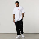 REVOLVE LIQUID METAL WHITE BOXY OVERSIZED T SHIRT 5枚目の画像